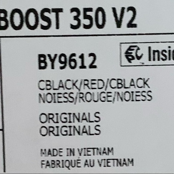 ❌SOLD🎁Yeezy Boost 350 v2 Red Stripe New - Picture 9 of 9